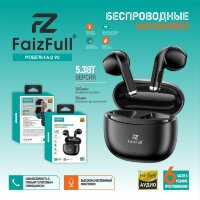 (МСК) Беспроводные наушники FaizFull FAIZ 92 (Чёрный) BT5.3 HI-Res Aудио R53387