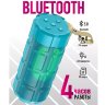 Беспроводная колонка HOCO HC7 Pleasant sports, Bluetooth, 2400 мАч, 5Вт*2, синий павлин, FM, TF, AUX, USB 6931474749772 (МСК) оптом