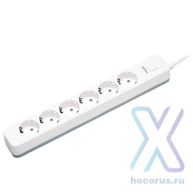 Фильтр сетевой Perfeo Power Stream 1.5 м White 6 розетки оптом