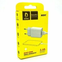 СЗУ VDENMENV (DENMEN) DC01T USB + кабель Type-C White