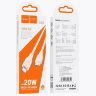 Кабель Type-C - lightning HOCO X93 PD20W 2m White оптом