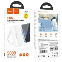 Аккумулятор внешний HOCO J106 Type-C 5000mAh белый 6931474790408 (МСК)