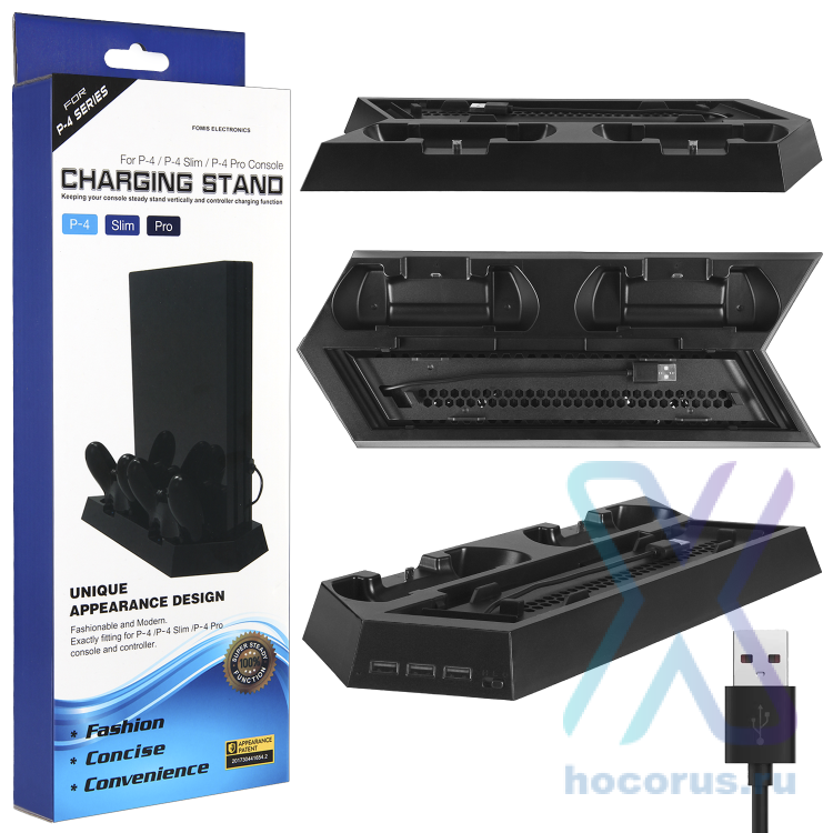(ИСА.МСК) Подставка охлаждающая PS4/Pro Slim TP4-023B IS793409 оптом