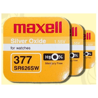 Элемент питания Maxell 377 SR626SW/10BOX YELLOW (CN)