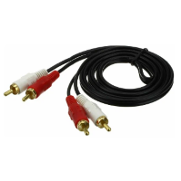 Кабель 2RCAx2RCA 5m AV GOLD
