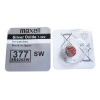 Элемент питания Maxell AG-4 R377/SR626SW BL/1