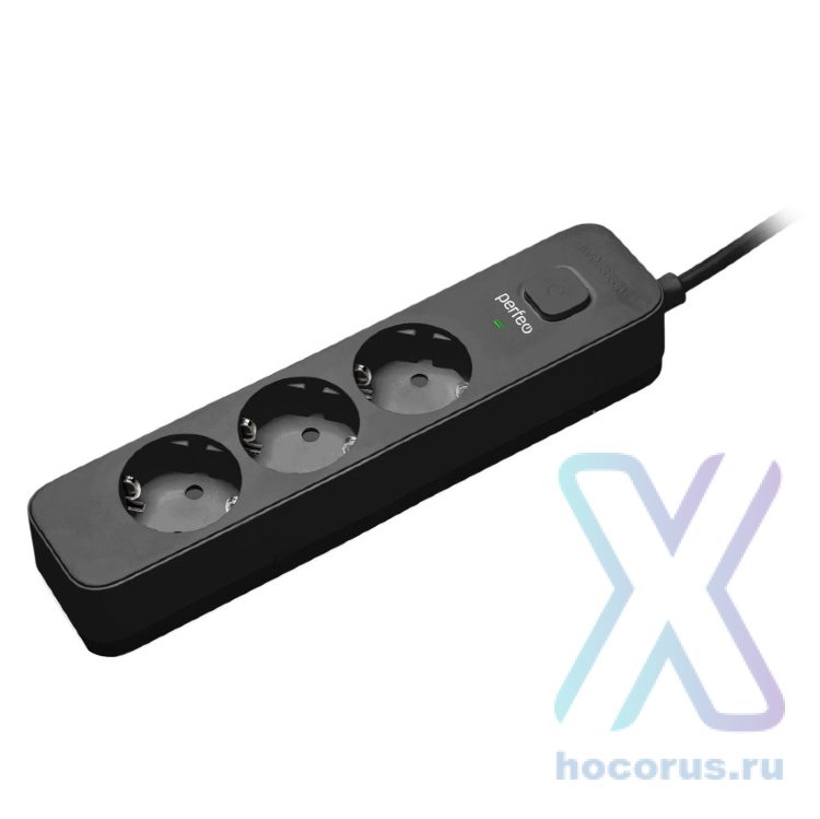 Фильтр сетевой Perfeo Power Stream 3 м Black 3 розетки оптом
