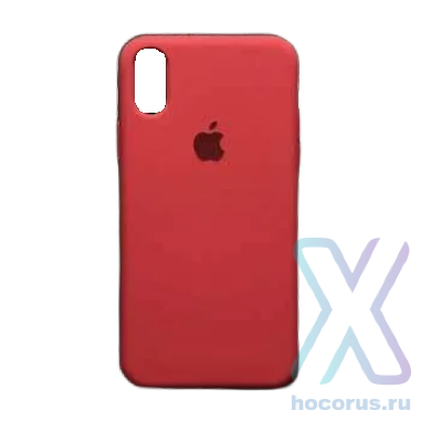Silicone Case iPhone XR персиковый Накладка силиконовая под оригинал "с логотипом" 00-00044655 (МСК) оптом