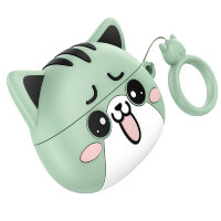 Беспроводные наушники HOCO EW48 True, Bluetooth, mint cat 6942007610001 (МСК)