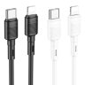 Кабель USB-C HOCO X83, Type-C - Lightning, 20W, 1 м, белый 6931474770851 (МСК) оптом
