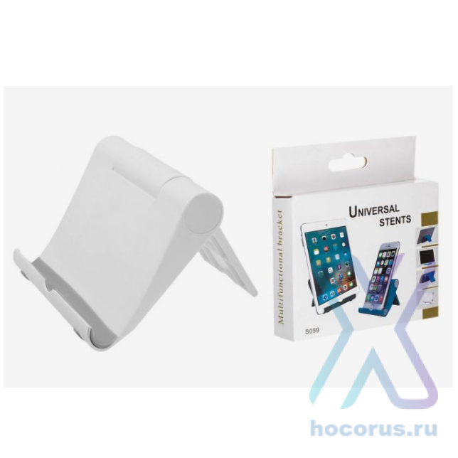 Держатель для телефона настольный AMFOX S059 белый оптом