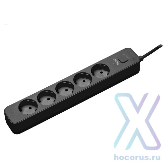 Фильтр сетевой Perfeo Power Stream 3 м Black 5 розетки оптом