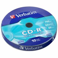 Диск записываемый CD-R  Verbatim 700Mb 52x sp/10
