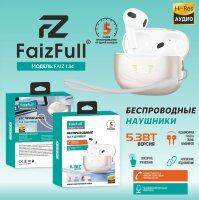 (МСК) Беспроводные наушники FaizFull  FAIZ 134 золотой BT5.3 R53732