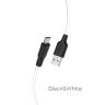Кабель USB HOCO X21 Plus, USB - MicroUSB, 2.4А, 1 м, черный+белый 6931474711861 (МСК) оптом