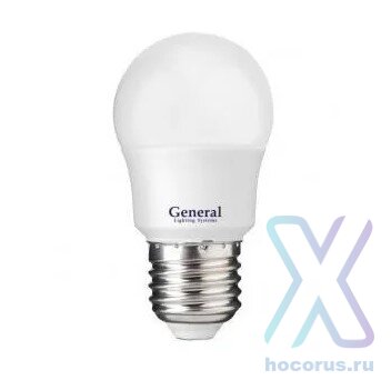 General шар P45 E27 15W 4500K 4K 45х80 пластик/алюм GLDEN-G45F-15-230-E27-4500 661108 оптом