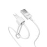 Кабель HOCO X31 USB-Lightning 2.1А 1м TPE White оптом