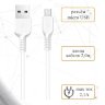 Кабель USB HOCO X20 Flash, USB - MicroUSB, 2.4А, 2 м, белый 6957531068891 (МСК) оптом