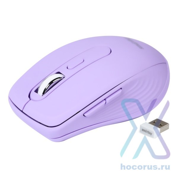 Мышь беспроводная  Smartbuy SBM-611AG-V беззвучная лиловая оптом