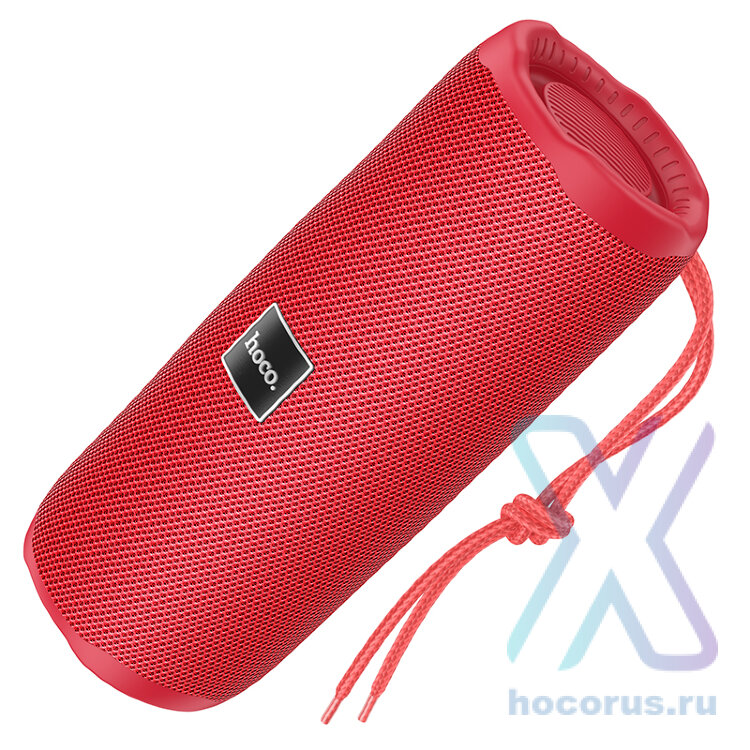 Беспроводная колонка HOCO HC16 Vocal sports, Bluetooth, 1200 мАч, 5Вт*2, красный 6931474791467 (МСК) оптом