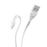 Кабель USB HOCO X37 Cool, USB - MicroUSB, 2.4А, 1 м, белый, быстрая зарядка 6931474710505 (МСК) оптом