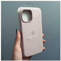 Silicone Case iPhone XR молочный Накладка силиконовая под оригинал "с логотипом" закрытая 00-00039745 (МСК)