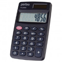 Perfeo калькулятор PFB4856, карманный, 8-разр., черный