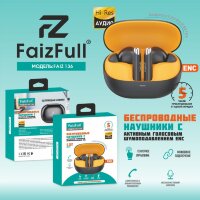(МСК) Беспроводные наушники FaizFull  FAIZ 136 черный  ENC R53733