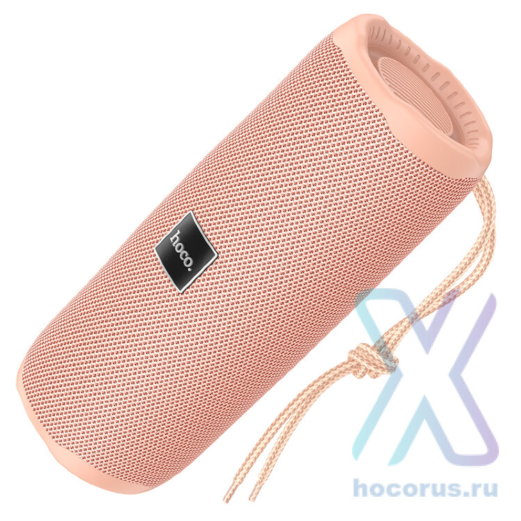 Беспроводная колонка HOCO HC16 Vocal sports, Bluetooth, 1200 мАч, 5Вт*2, розовый 6931474791481 (МСК) оптом