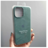 Silicone Case iPhone 11 Pro Max оливково зеленый Накладка силиконовая под оригинал "с логотипом" закрытая 00-00047238 (МСК) оптом