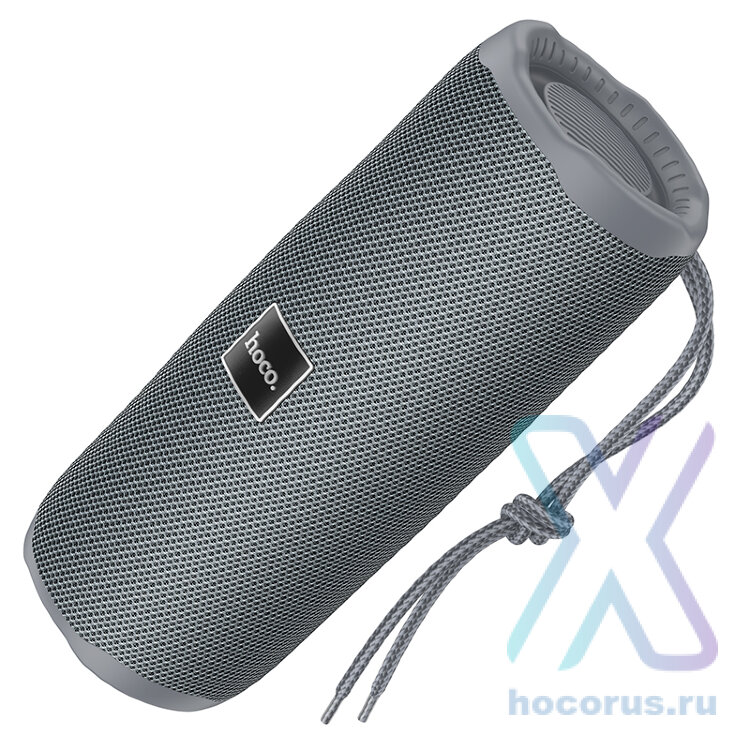 Беспроводная колонка HOCO HC16 Vocal sports, Bluetooth, 1200 мАч, 5Вт*2, серый 6931474791474 (МСК) оптом