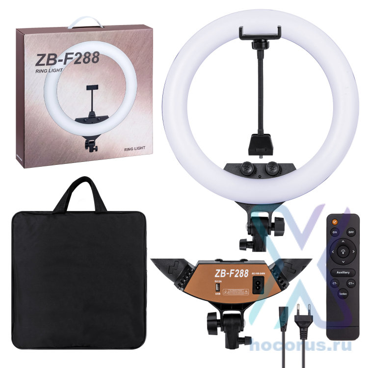 Лампа для селфи ZB-F288 24W диаметр 36 см +сумка + держатель оптом