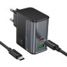 СЗУ HOCO CS74A PD45W+QC3.0 с кабелем Type-C Type-C чёрный 6942007653855 (МСК) оптом