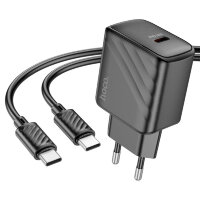 СЗУ HOCO CS22A кабель Type-C Type-C PD30W чёрный 00-00007120 (МСК)