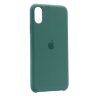 Silicone Case iPhone XS Max оливково зеленый Накладка силиконовая под оригинал "с логотипом" закрытая 00-00047268 (МСК) оптом
