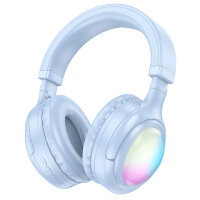 Беспроводные наушники HOCO W48 Focus, Bluetooth, синий 6942007618830 (МСК)