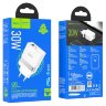 Зарядное устройство HOCO N21 Topspeed PD30W+QC3.0 charger(EU) - white оптом
