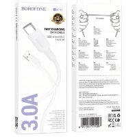 Кабель USB BOROFONE BX111 Type-C белый 6941991115097 (МСК)