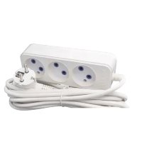 Удлинитель сетевой X-PERT, 3 гнезда 5м, 16А, без заземления, XP-L307