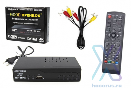 Приставка DVB-009 GOOD OPENBOX 4K (мятая упаковка) оптом
