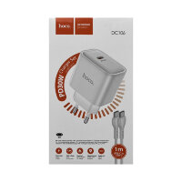 СЗУ HOCO DC106 с кабелем Type-C Type-C белый 6942007659819 (МСК)