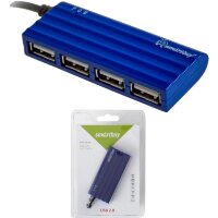 USB Хаб Smartbuy MASTER SBHA-6810-B 4 порта Blue