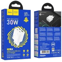 СЗУ HOCO N56 PD30W(2C2A) белый 6942007632508 (МСК)