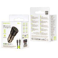 АЗУ BOROFONE BZ25 Type-C Lightning чёрный 6941991106972 (МСК)