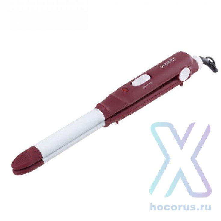 Щипцы для волос 2в1 (выпрямитель+завивка) Energy EN-840, керам. пластины, 2 темп. режима, 45Вт, 1256 оптом