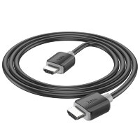 Кабель HDMI HOCO US08 HDTV 2.0 4K HD, HDMI  - HDMI, 1 м, черный 6931474799388 (МСК)