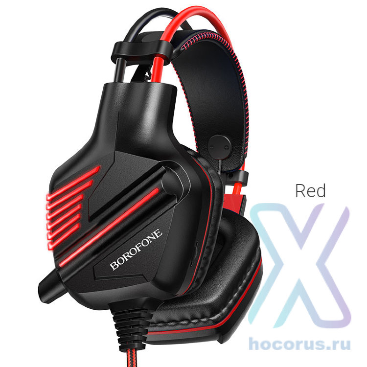 Гарнитура Borofone BO101 Black/Red оптом