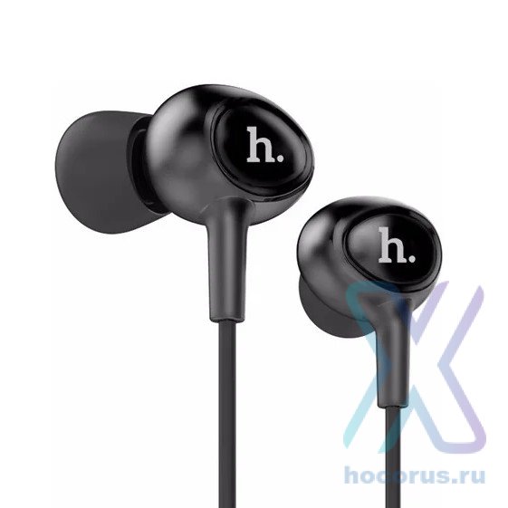 Проводные наушники HOCO M3 Universal, Jack 3.5mm, 1.2 м, черный, контроллер с микрофоном 6957531031840 (МСК) оптом