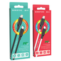 Кабель Type-C - lighting BOROFONE BX42 PD 1 m силиконовый Black