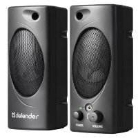 Колонки  Defender  SPK 50 Black 2х3 Вт разъём наушников, питание USB